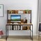 Costway 47'' Computer Desk w/ 3 Storage Cubes & Open Bookcase Home Office